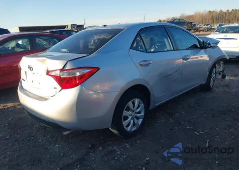 2016 Toyota Corolla Le из США, поврежденный, VIN 2T1BURHE1GC571143